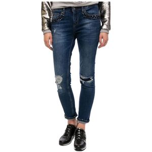 Liu Jo, Dames, Jeans, Blauw, Maat: W30 Katoen,