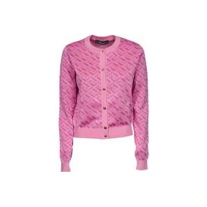 Versace Cardiganen , Pink , Dames , Maat: XS