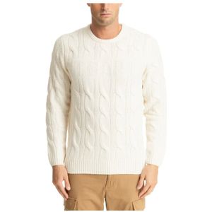 MC2 Saint Barth, Heren, Truien, Wit, Maat: XL Wol,