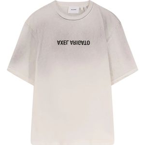 Axel Arigato, Heren, Tops, Wit, Maat: S Katoen,