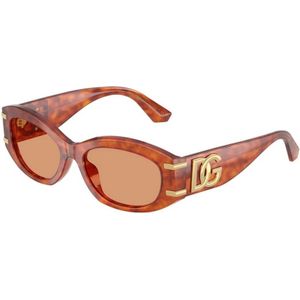 Dolce & Gabbana - DG4502 - Zonnebrillen - Bruin - Acetaat - Ronde