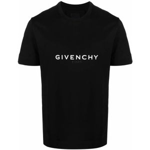 Givenchy, Heren, Tops, Zwart, Maat: L Katoen,