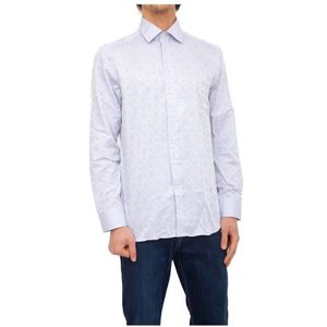 Etro, Heren, Overhemden, Blauw, Maat: 5XL Katoen,