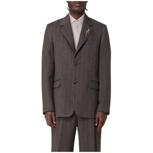 Golden Goose, Heren, Jassen, Bruin, Maat: XL Leer,