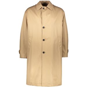 Herno, Heren, Mantels, Beige, Maat: L Katoen,