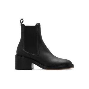 Chloé Laarzen met hak , Black , Dames , Maat: 37 EU