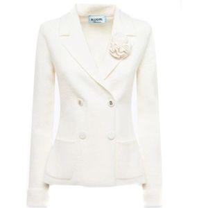 Blugirl, Dames, Jassen, Wit, Maat: L Wol,