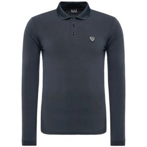 Emporio Armani Ea7, Heren, Tops, Blauw, Maat: 3XL