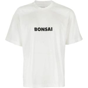 Bonsai, Heren, Tops, Wit, Maat: S Katoen,