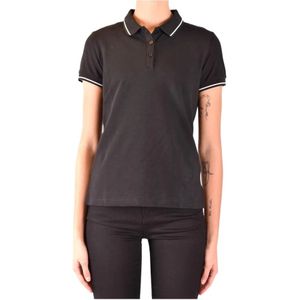 Emporio Armani - Pillar Polo Shirt - Grijs - Dames - Katoen