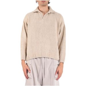 Bonsai, Heren, Truien, Beige, Maat: L Katoen,