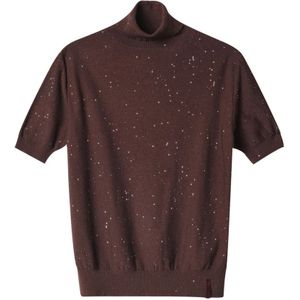 Hinnominate, Dames, Truien, Bruin, Maat: XS Nylon,