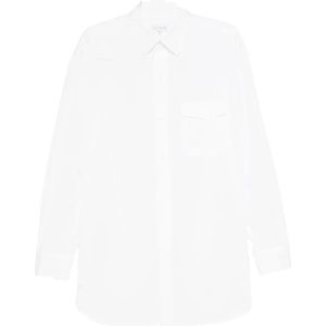 Yohji Yamamoto, Heren, Overhemden, Wit, Maat: L