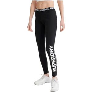 Superdry - Dames Leggings - Slim Fit - Elastische Tailleband - Logo