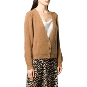 Liu Jo, Dames, Truien, Beige, Maat: M Wol,
