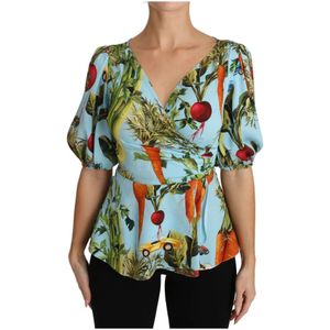 Dolce & Gabbana - Blouse - Veelkleurig - 100% Zijde