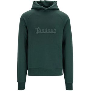 Herno, Heren, Sweatshirts & Hoodies, Groen, Maat: 2XL Katoen,