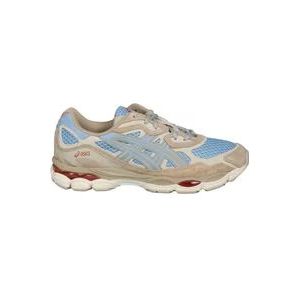 Asics Mesh & Suede NYC Sneakers , Multicolor , Heren , Maat: 36 EU