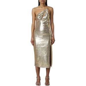 Patrizia Pepe, Dames, Jurken, Geel, Maat: S