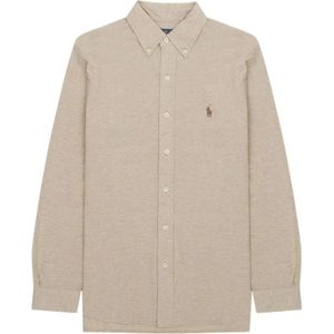 Ralph Lauren, Heren, Overhemden, Beige, Maat: L Katoen,