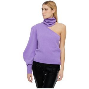 Federica Tosi, Dames, Truien, Paars, Maat: S Wol,