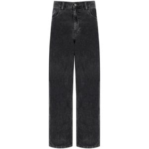 Carhartt Wip, Dames, Jeans, Grijs, Maat: S Katoen,