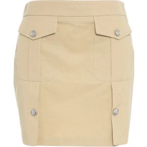 Liu Jo, Dames, Rokken, Beige, Maat: XS Katoen,