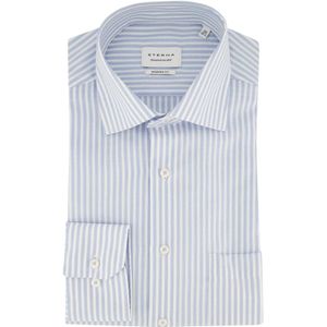 Eterna - Overhemd - Lichtblauw - Katoen - Modern Fit