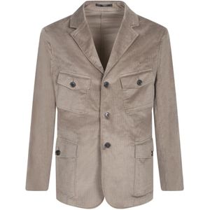 Paul Smith, Heren, Jassen, Beige, Maat: M Corduroy,