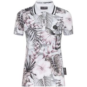 Plein Sport, Dames, Tops, Wit, Maat: S Katoen,