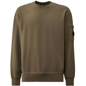 C.p. Company, Heren, Sweatshirts & Hoodies, Grijs, Maat: L Katoen,