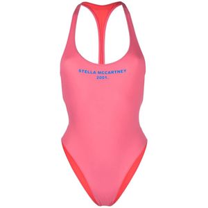 Stella McCartney, Dames, Badkleding, Roze, Maat: XS Nylon,