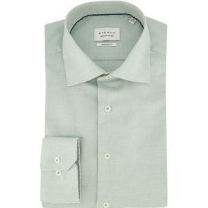 Eterna - Modern Fit - Overhemd - Groen - Katoen - Strijkvrij
