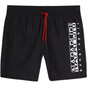 Napapijri, Heren, Badkleding, Zwart, Maat: 2XL Polyamide,