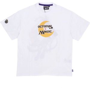 Octopus, Heren, Tops, Wit, Maat: XS Katoen,