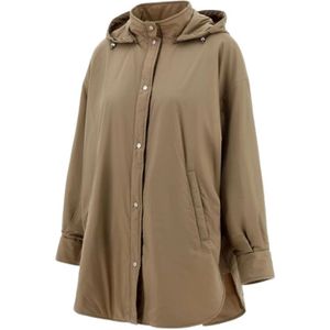 Herno, Dames, Mantels, Bruin, Maat: S