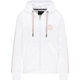 Carlo Colucci - Unieke Zip-through Sweatshirt - Dames - Wit