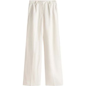 Tommy Hilfiger, Dames, Broeken, Beige, Maat: L Linnen,