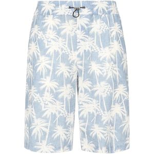 Philipp Plein, Heren, Korte broeken, Blauw, Maat: M Linnen,