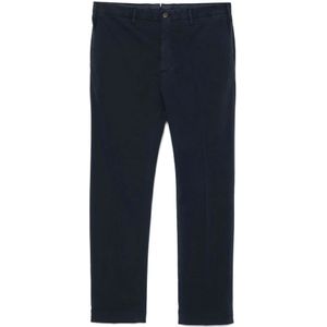 Incotex, Heren, Broeken, Blauw, Maat: M Zijde,