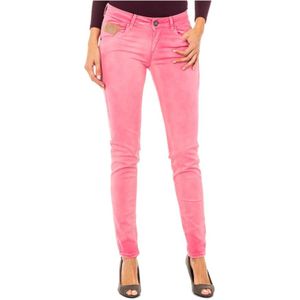 Elastische Broek - Roze - Katoen - Skinny Snit
