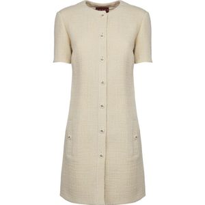 Gucci, Dames, Jurken, Beige, Maat: S Tweed,