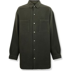 Rick Owens, Heren, Jassen, Groen, Maat: M Wol,