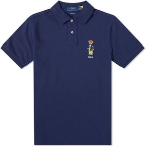 Polo Ralph Lauren, Heren, Tops, Blauw, Maat: S Katoen,