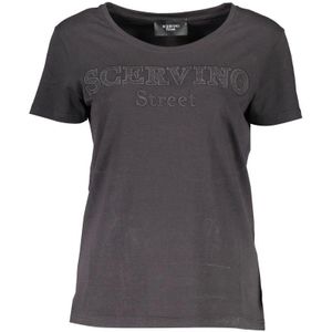Ermanno Scervino, Dames, Tops, Zwart, Maat: XS Katoen,