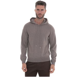 Gran Sasso, Heren, Sweatshirts & Hoodies, Grijs, Maat: 2XL Wol,