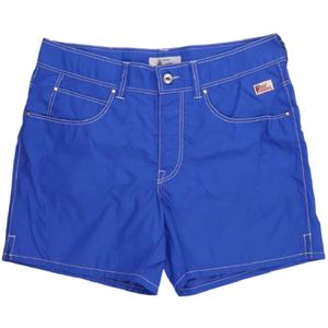 Roy Roger's, Heren, Badkleding, Blauw, Maat: W31 Nylon,