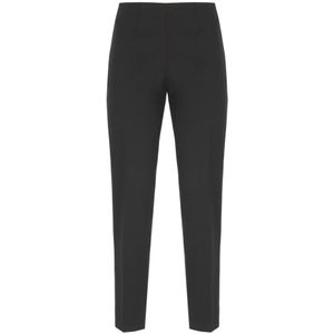 PT Torino, Dames, Broeken, Zwart, Maat: XL Wol,