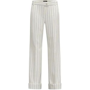 Marella, Dames, Broeken, Wit, Maat: M Wol,