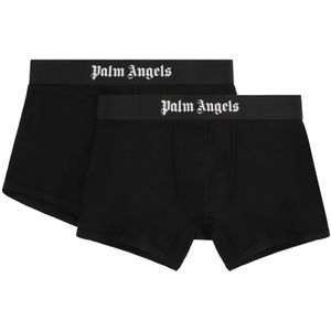 Palm Angels, Heren, Ondergoed, Zwart, Maat: XL Katoen,
